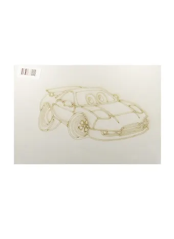 Трафарет Машинка (А4) (314) (упаковка)