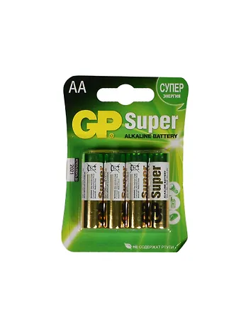 Батарейки GP Super Alkaline, AA, 4 штуки