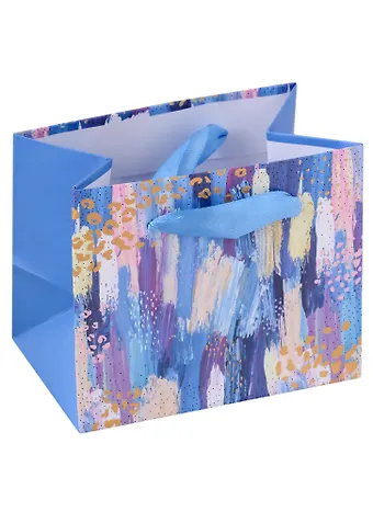 Пакет А6 11*14*6 Акварельные разводы нейтр., бум., мат