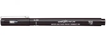 Линер черный PIN 003, толщина линии 0.15, UNI