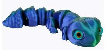 Фигурка 3D Геккон Агни (пластик) (12х4) (1348)