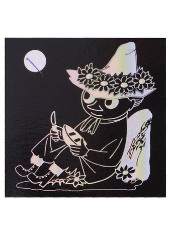 Гравюра MOOMIN с голографическим эффектом Снусмумрик (Гр-01)