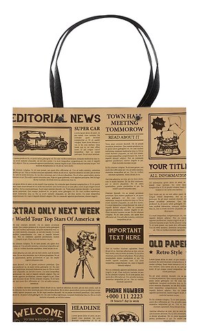 Пакет А4 32*26*12,5 City newspaper нейтр. бум.мат