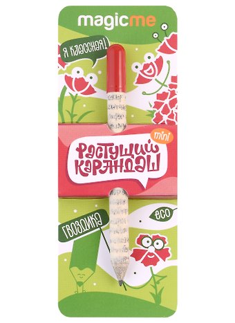 Растущий карандаш mini Гвоздика (rkm-08) (8,5 см)