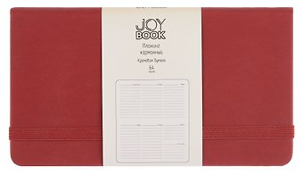 Планинг недат. 64л "Joy Book" имбирный пряник, карманный, иск.кожа 7Б, скругл.углы, тонир.блок, резинка, офсет, ляссе
