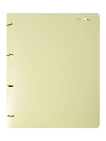 Тетрадь А4 80л кл. Foliage на кольцах, смен.блок, пласт.обл.