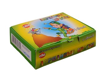 Краски акриловые, 6 цветов