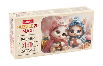 Пазл 20 элементов Глазки, ушки, носики 16,5х23см