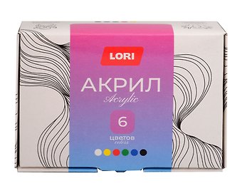 Краски акриловые Акрил Классика, 6 цветов