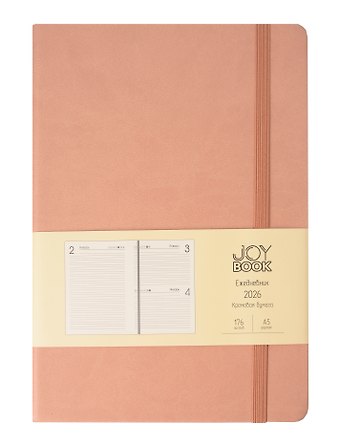Ежедневник датированный 2026 год, А5, 176 листов, Joy Book, крем-брюле