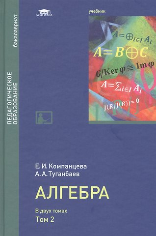 Аскар Аканович Туганбаев, Екатерина Игоревна Компанцева Алгебра: Учебник в двух томах. Том 2