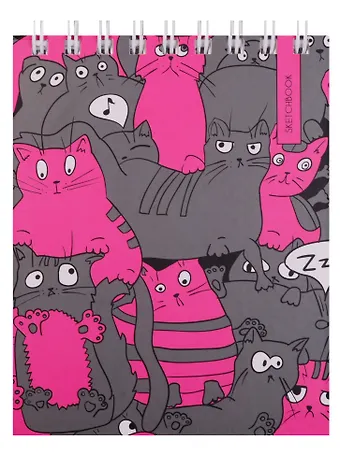 Скетчбук A6 80 листов Кототерапия (графика)