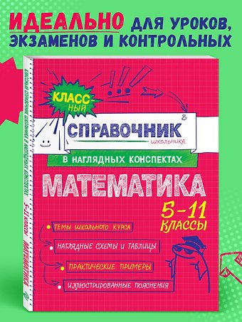 Наталья Николаевна Удалова Математика. 5-11 классы. Справочник в наглядных конспектах
