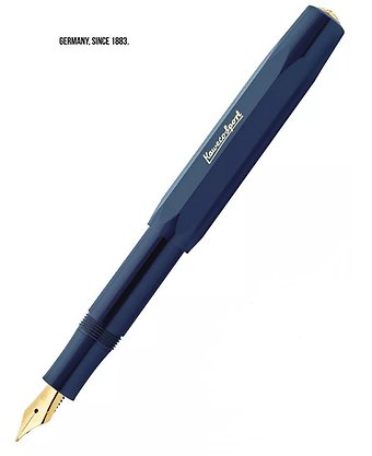 Ручка перьевая Classic Sport EF 0.5 мм, синий морской, Kaweco