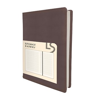 Записная книжка А6+ 136л кл. Maple. Grayish purple иск.кожа с поролоном, ляссе, скругл.углы, инд.уп.
