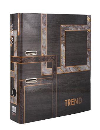 Папка архивная 75мм А4 Wood&Stone.Trend лам.картон, венге,