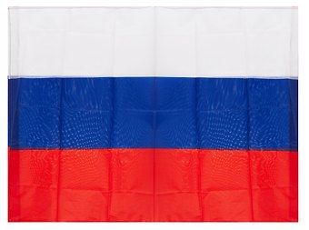 Флаг России большой 90*135см, подвес