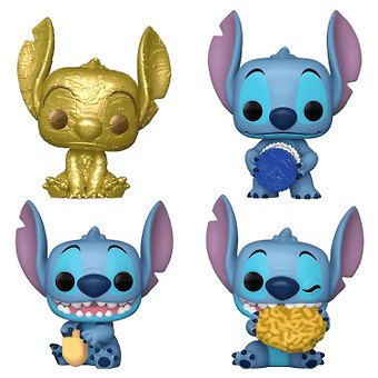 Набор подарочный Funko Pocket POP! Disney Lilo & Stitch Stitch Hanukkah Dreidel Box (4 фигурки) (Fun79952)