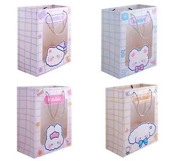 Пакет А4 32*26*12 Sweet animals дет., бум.мат.ламинат, ассорти