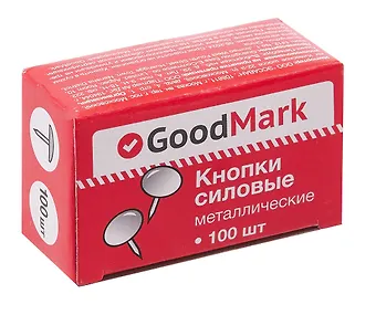 Кнопки силовые GoodMark, 100 штук