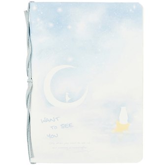 Записная книжка А6 58л кл. Want to see you сшивка на шнурке