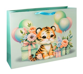 Пакет А3+ 40*50*15 Тигренок дет., бум.мат.ламинат