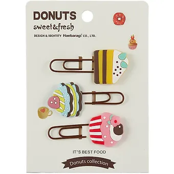 Набор Скрепки-закладки Donuts (3 шт) (12-24296-EX8979)