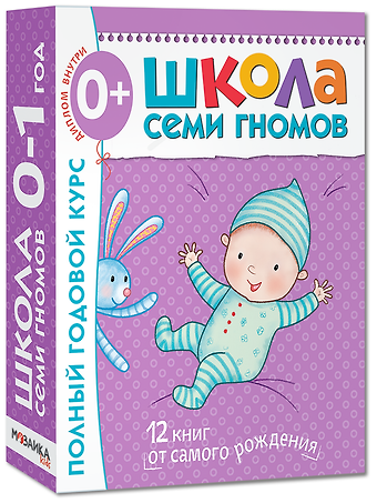 Дарья Денисова Полный годовой курс. Для занятий с детьми от рождения до 1 года (комплект из 12 книг)