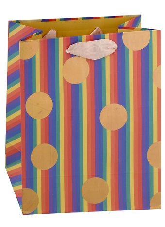 Пакет А5 23*18*10 Bright stripes нейтр., бум.мат