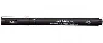 Линер черный PIN 07, толщина линии 0.7, UNI