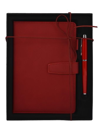Набор канцелярский Red книга для записей, ручка шариковая