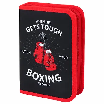 Пенал 1 отделение Boxing 20*14 см