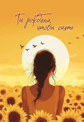 Книга для записей А5 64л тчк. Ты рождена, чтобы сиять спираль