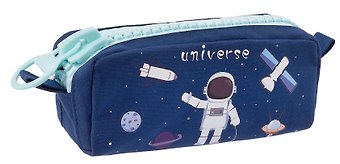Пенал с большой молнией Космонавт. Universe