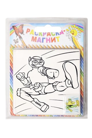 Раскраска-магнит Мультфильмы (D-18) (блистер)