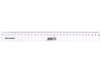Линейка пластиковая GoodMark, 30 см