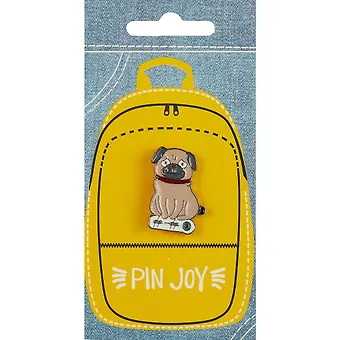 Значок Pin Joy Мопс фр-фр (металл) (12-08599-012)