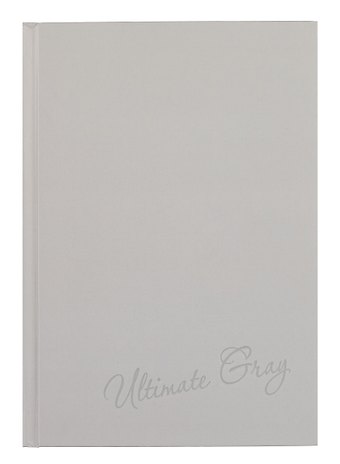 Ежедневник недатированный А5, 128 листов, Ultimate Gray