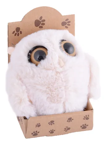 Сова круглая в крафт коробке (12-01568-576)