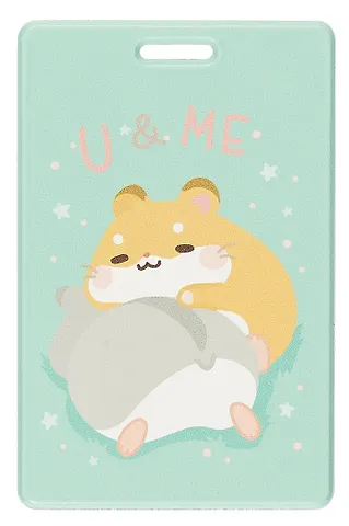 Чехол для карточек вертикальный Хомячки парочка U&Me (ДК2024-463)