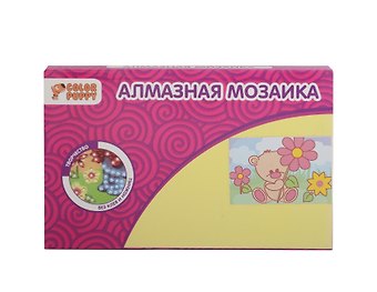 Набор для творчества, Алмазная мозаика, Мишка