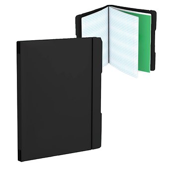 Тетрадь А4 96 листов, клетка, DoubleBook. Черный