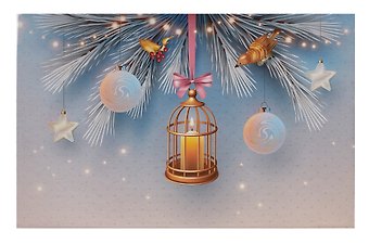 Коробка подарочная Магия рождества 26*17*11см, Новый год, картон