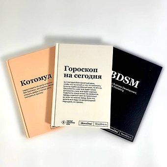 Книга для записей 03шт А5 64л SlovoDna: BDSM + Гороскоп на сегодня + Котомуд с контентом