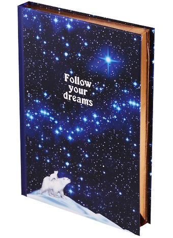 Блокнот Follow your dreams (золотой обрез)