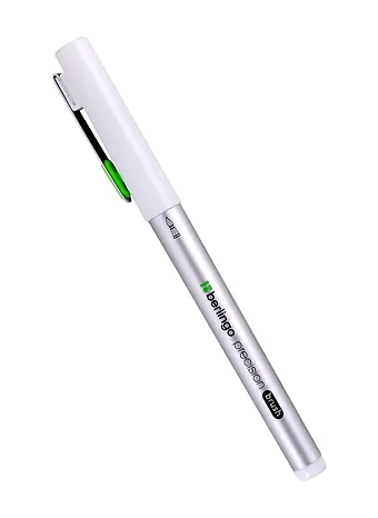 Ручка капиллярная (линер) Precision черная, наконечник кисть, Berlingo