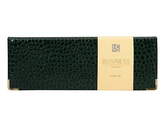 Планинг датированный 2026 год, 56 листов Business Premium. Lizard, зеленый, искусственная кожа