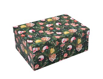 Коробка подарочная ЕЛКИНЫ ПОДАРКИ 26*17*11см, Новый год, картон
