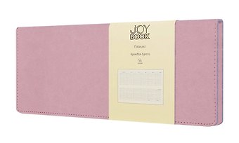 Планинг недат. 56л "Joy Book" розовая вуаль, настольный, иск.кожа, 7Б, тв.переплет, скругл.углы, тонир.блок, евроспираль, инд.уп