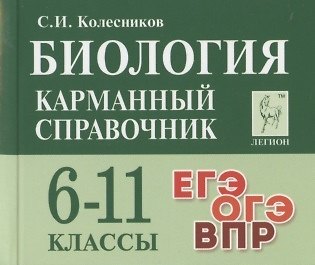 Сергей Ильич Колесников Биология. Карманный справочник. 6-11 классы